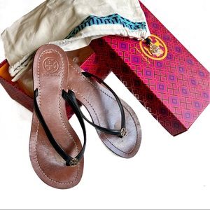 Tory Burch Black Terra flip-flop